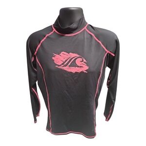 Tesla Shirt Beach Wear Surfer Swimming Gear Shirt XL Black Red Polyester